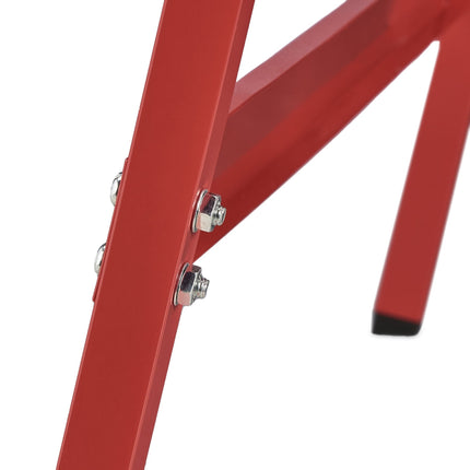 Folding stands, set of 2 in red