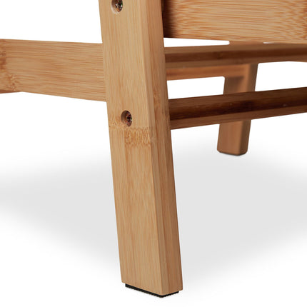 Folding step stool made of bamboo