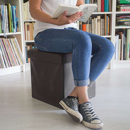 Folding stool artificial leather