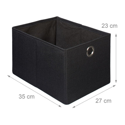 Folding stool in linen with compartment