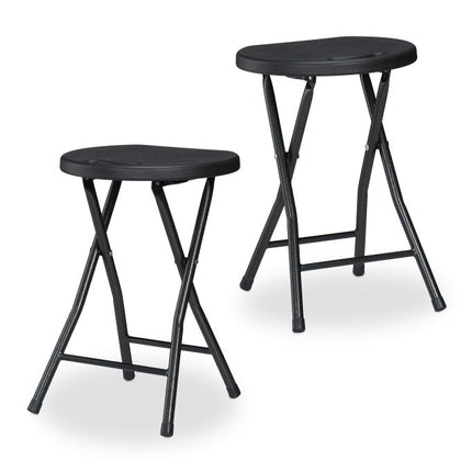 Folding stool set of 2
