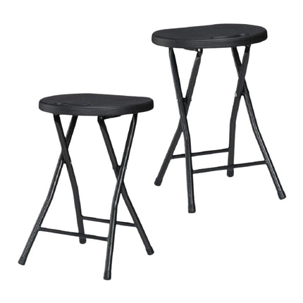 Folding stool set of 2