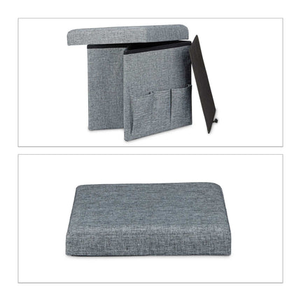 Folding stool with pockets Linne