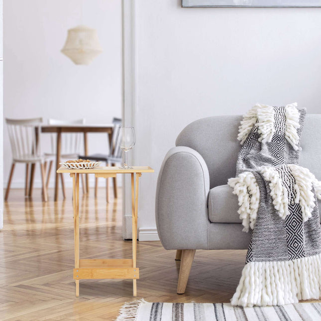 Opvouwbare tafel van bamboe