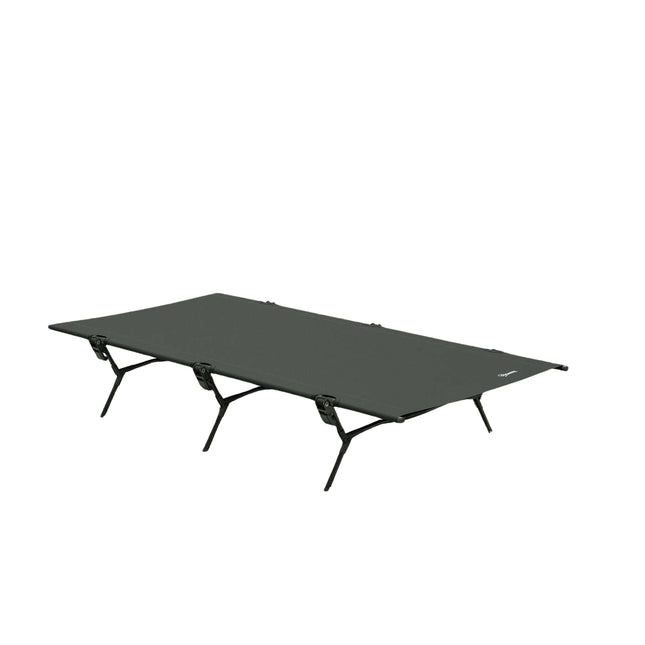 Veldbed, opvouwbaar campingbed met draagtas, 200 x 100 x 36 cm, logeerbed tot 120 kg, extra brede campingligstoel voor volwassenen, opklapbed voor binnen, buiten, tuin, camping, reizen, zwart