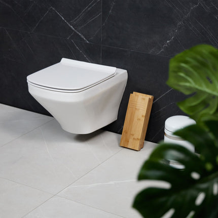 Folding toilet seat 2-piece