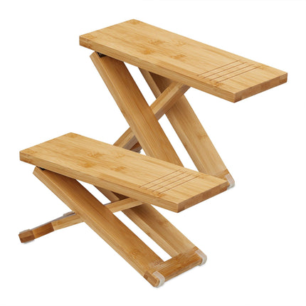 Folding toilet seat 2-piece