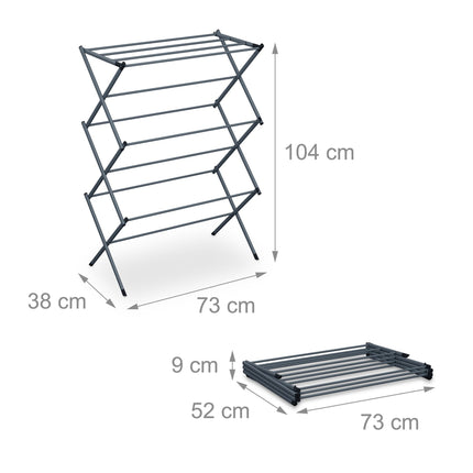 Folding tower clothes horse