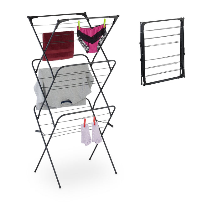 Folding tower clothes horse