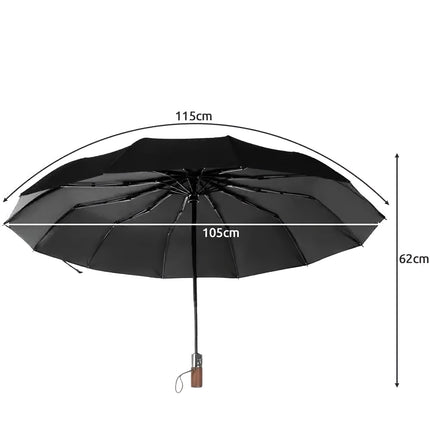 Folding umbrella 12 wires Malatec 19368