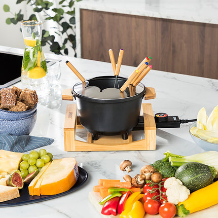 Fondue set Pure Bamboo 173025 1.5l 8 sticks