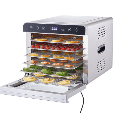 Suszarka do żywności, 6 tac ze stali nierdzewnej, 700 W