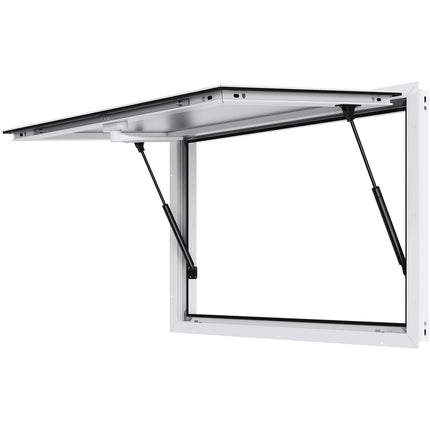 Food Truck Service Window 36 x 24 in, Aluminum Awning