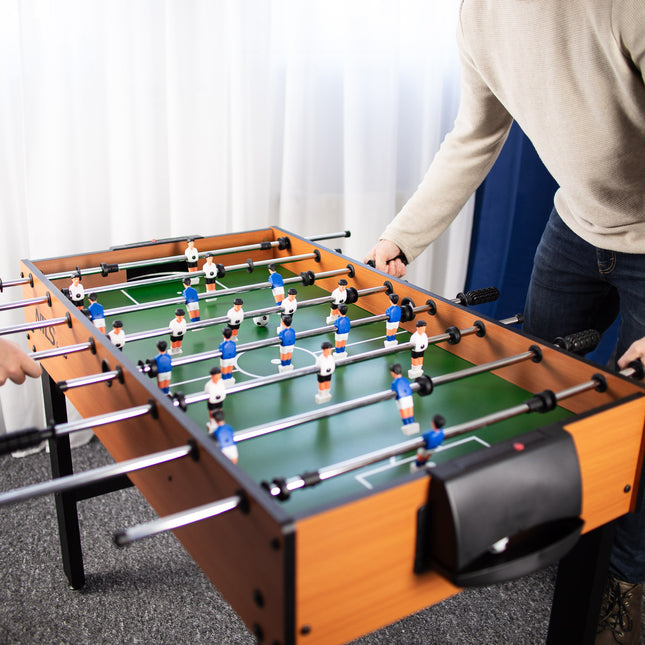 Tafelvoetbaltafel, 2 spelers, binnenspel