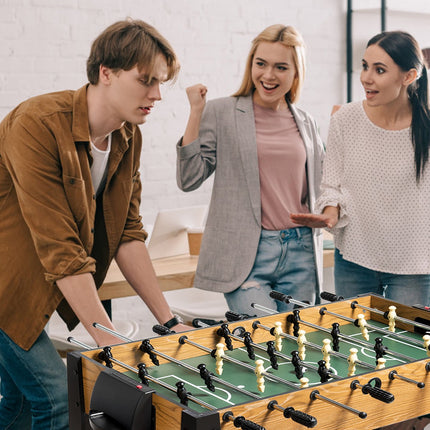 Foosball Table, 48 Inch Wooden, 22 Players, 2 Balls