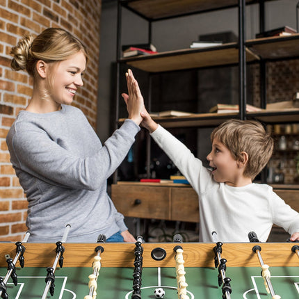 Foosball Table, 48 Inch Wooden, 22 Players, 2 Balls