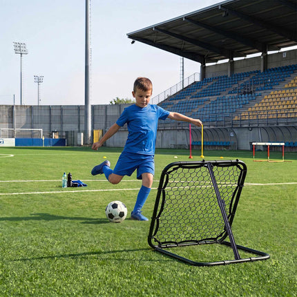 Football Rebounder 85x85 cm, 5 Angles, Foldable