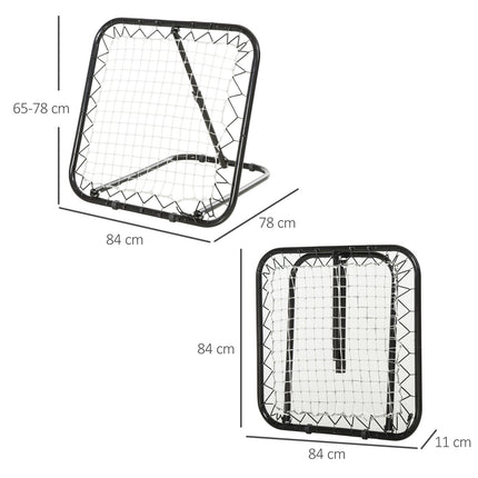 Football Kickback Rebounder, adjustable levels, 78x84x65 cm