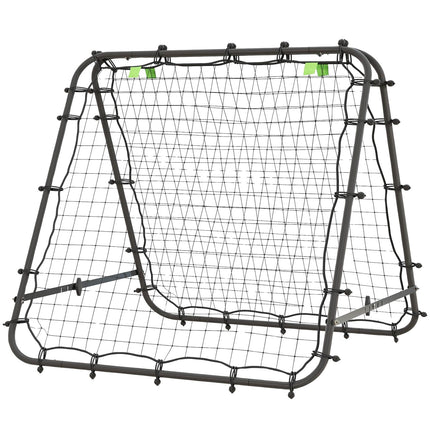 Football Rebounder Net - Double sided, adjustable steel