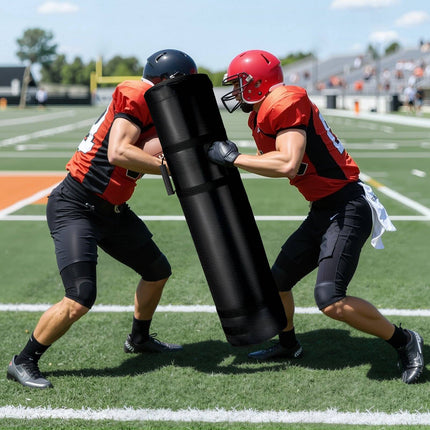 Football Tackling Dummy, 47.2 In PVC Blocking Pad, Handles