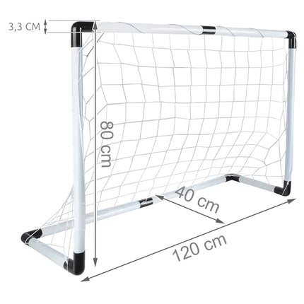 Football goal + ball + pump 23459