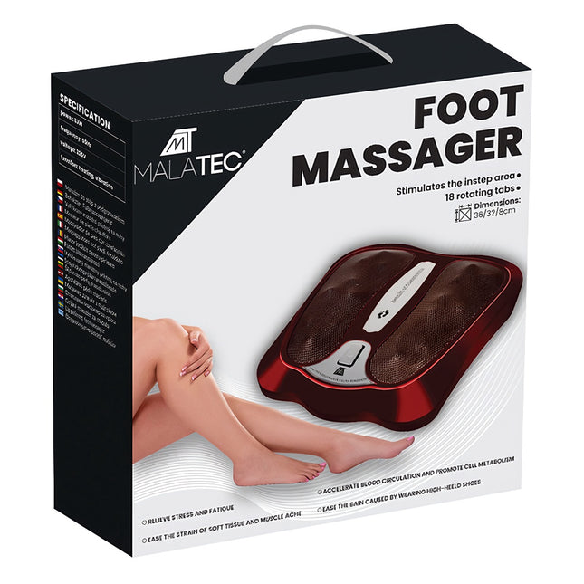 Foot massager with heating