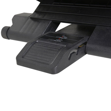 Adjustable footrest - 3 heights, black, 45x34cm
