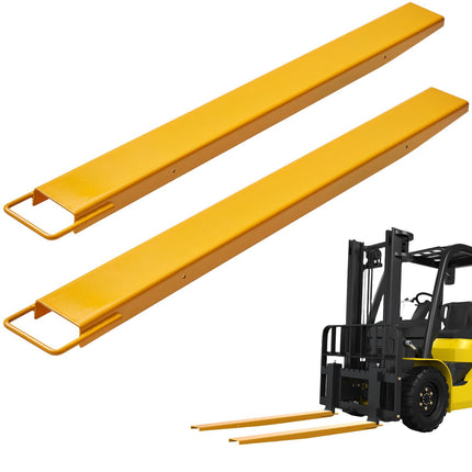 Forklift Fork Extensions, 60 In, 4000 Lb, Pair