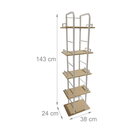 Freestanding 5-Tier Shelf for Living Room, Kitchen