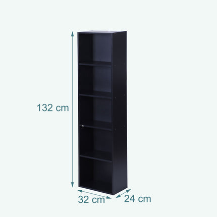 Freestanding Cube Bookcase – Open Storage Shelf