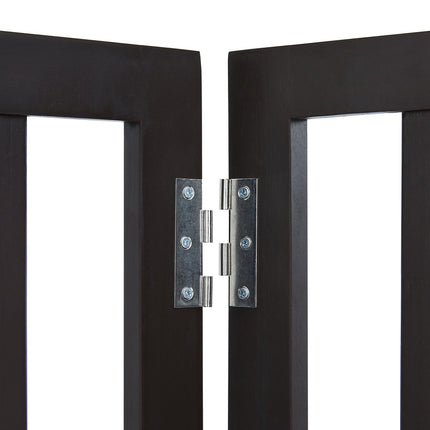 Freestanding Dog Gate, 24 in H x 80 in W, 4-Panel