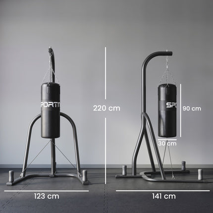 Freestanding Punching Bag Stand with 20kg Bag & Bungee Cord