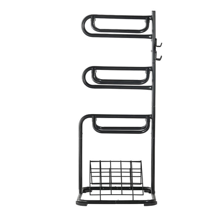 Freestanding Saddle Rack, 3-Tier Rotating, 30 x 30 x 68.5 in