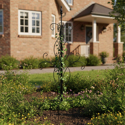 Freestanding Steel Garden Trellis for Climbing Plants