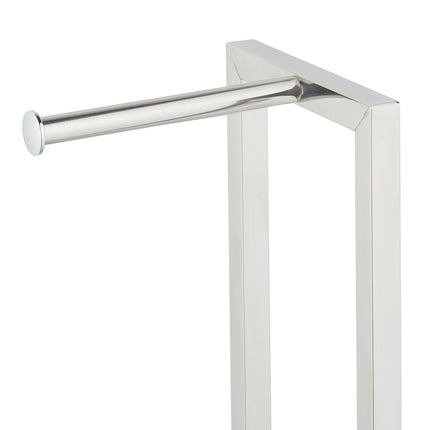 Freestanding WC set in steel & glass