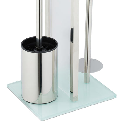 Freestanding toilet seat with shelf