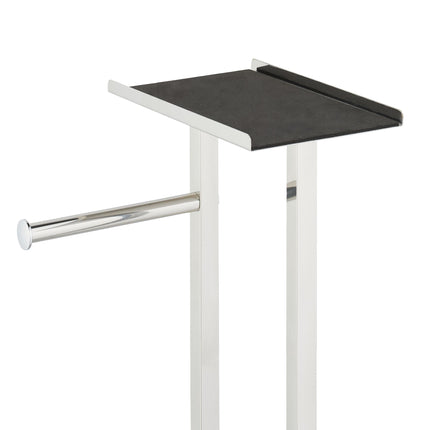 Freestanding toilet seat with shelf