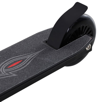 Freestyle stunt scooter with 100 mm PU wheels, black