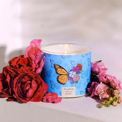 Frida Kahlo Scented Candle – Artistic Glass Design
