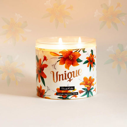Frida Kahlo Scented Candle – Artistic Glass Design