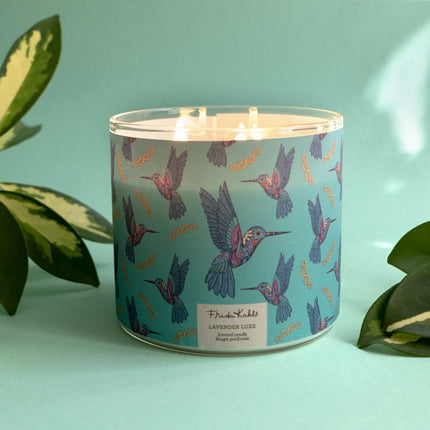 Frida Kahlo Scented Candle in Artistic Glass