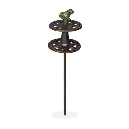 Frog for controlling garden hose