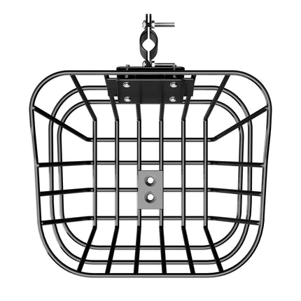 Front Bike Basket, Steel Fixed Bracket, 20 lb Capacity