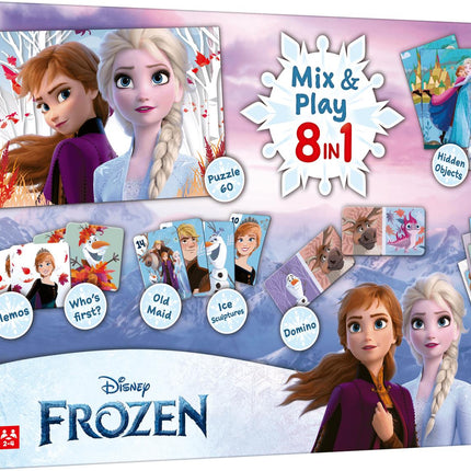 Frozen 8-in-1 Board Game Mix and Play Set