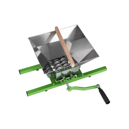 Fruit and Apple Crusher, 7L Manual Grinder, Stainless Hopper