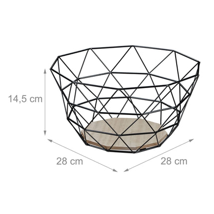 Fruit basket with lattice design