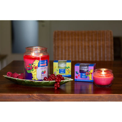 Fruity Scented Candle in Glass Jar – Gift Box