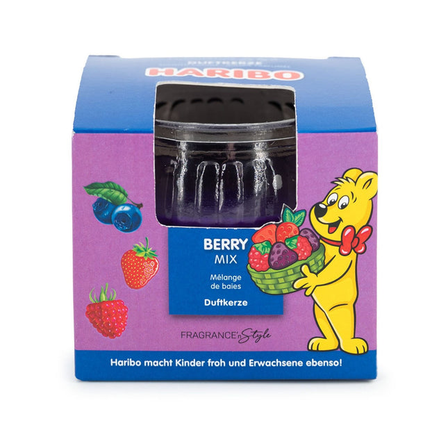 Fruitige geurkaars in glazen pot - geschenkdoos