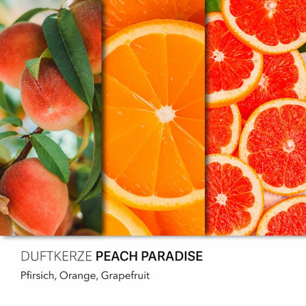 Fruity Scented Candle in Glass Jar – Sweet Aroma