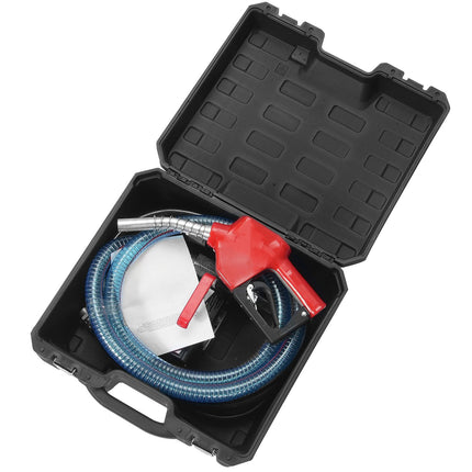 Fuel Transfer Pump 12V, 10 GPM, Auto Shut-Off Nozzle